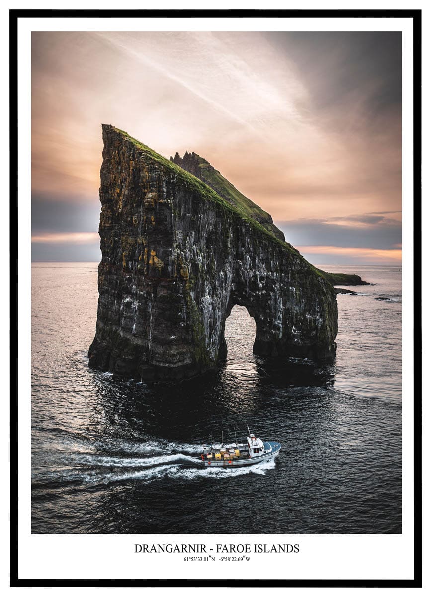 Plakat Drangarnir - Færøerne