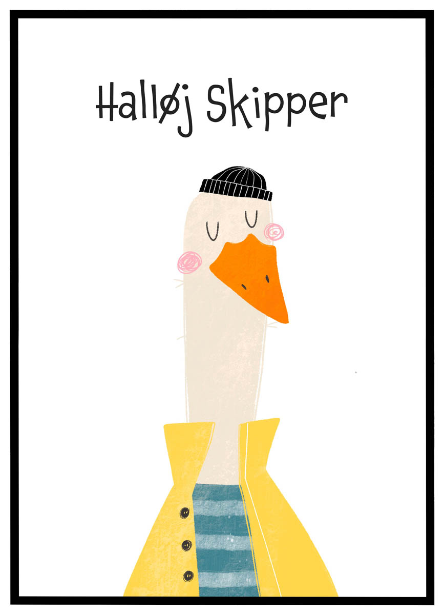 Plakat Halløj skipper