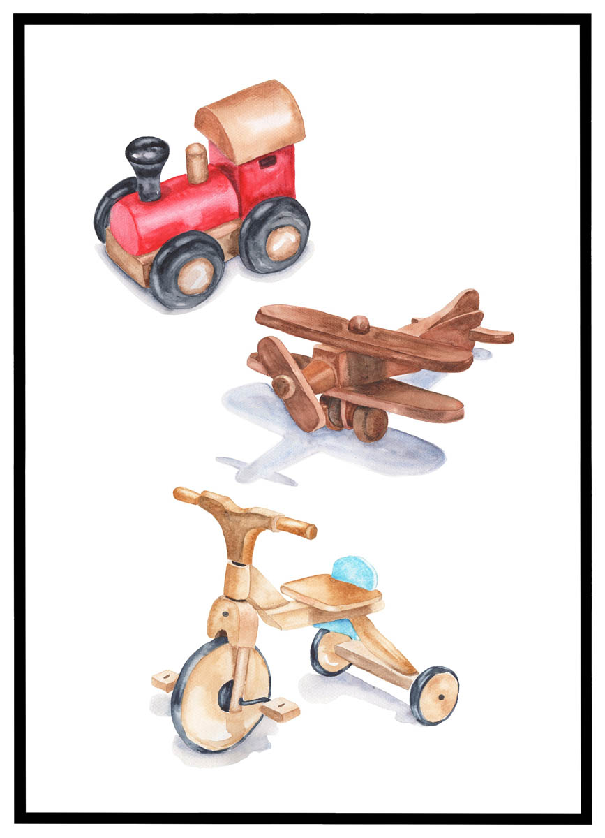 Plakat Trælegetøj