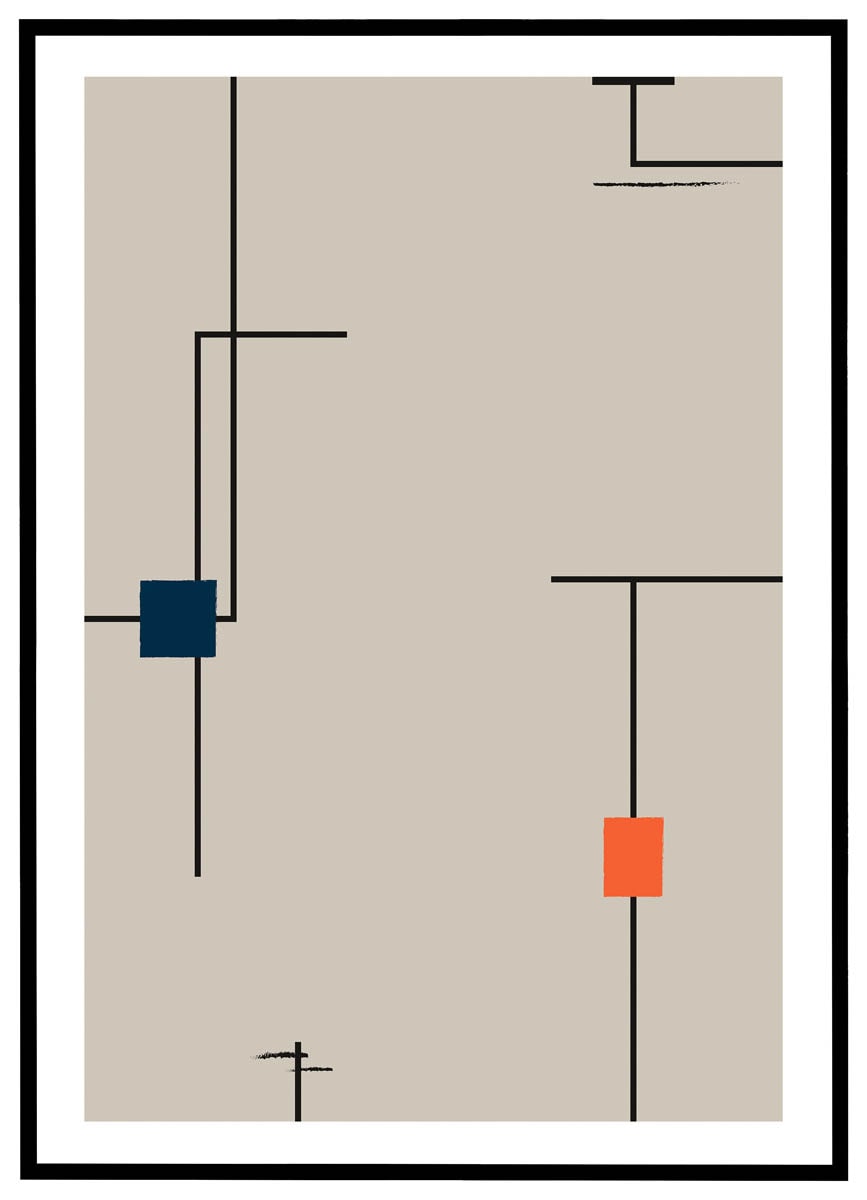 Plakat Vintage komposition #5