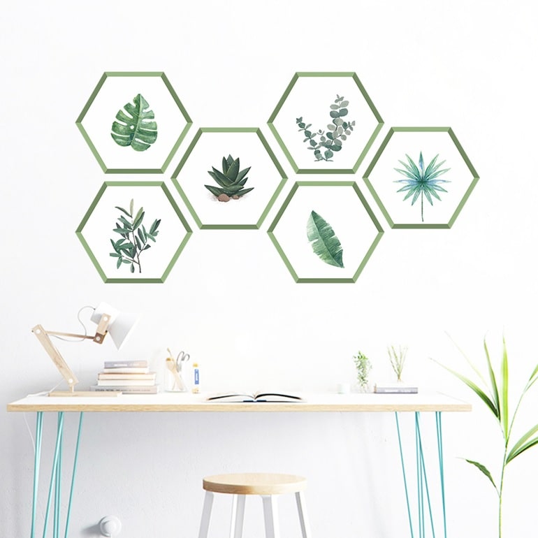 Wallsticker Planter i rammer
