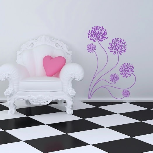 Wallsticker Sommerblomster