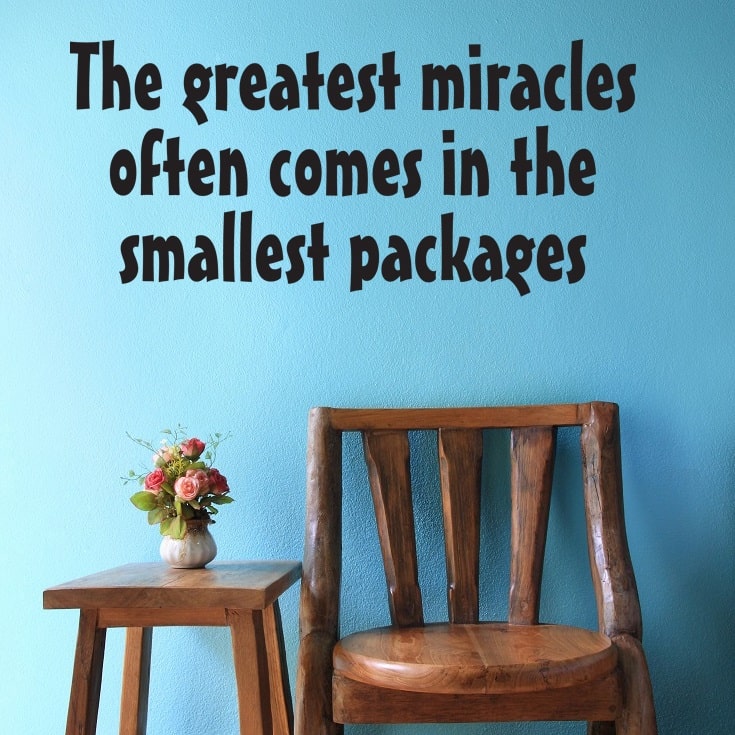 Wallsticker The greatest Miracles
