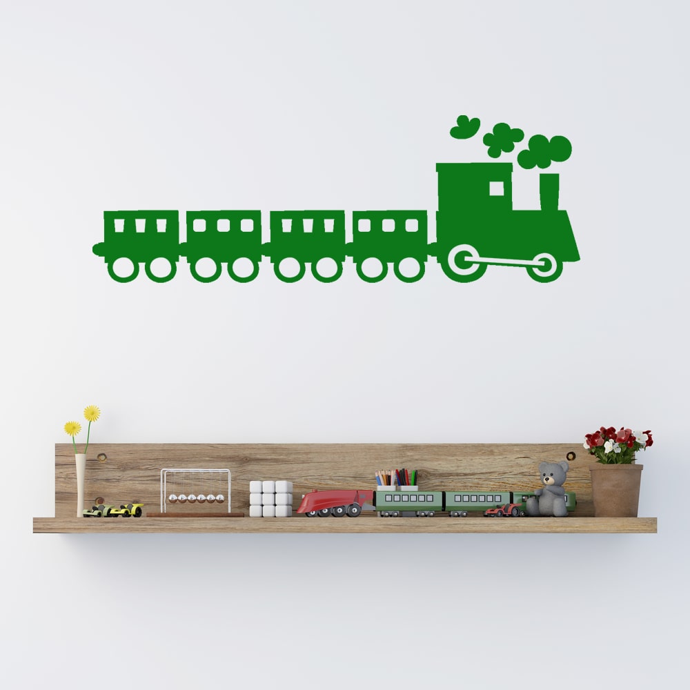 Wallsticker Tog til børneværelset