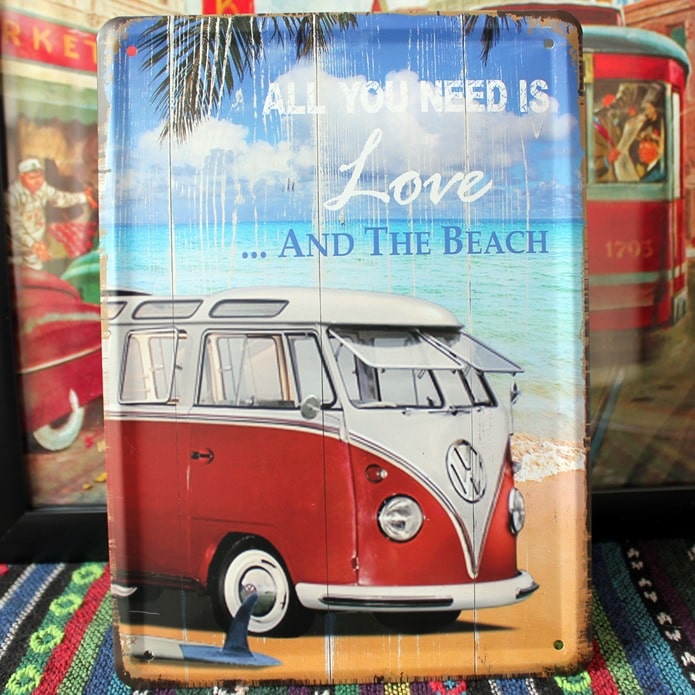 Emaljeskilt Folkevognsrugbrød