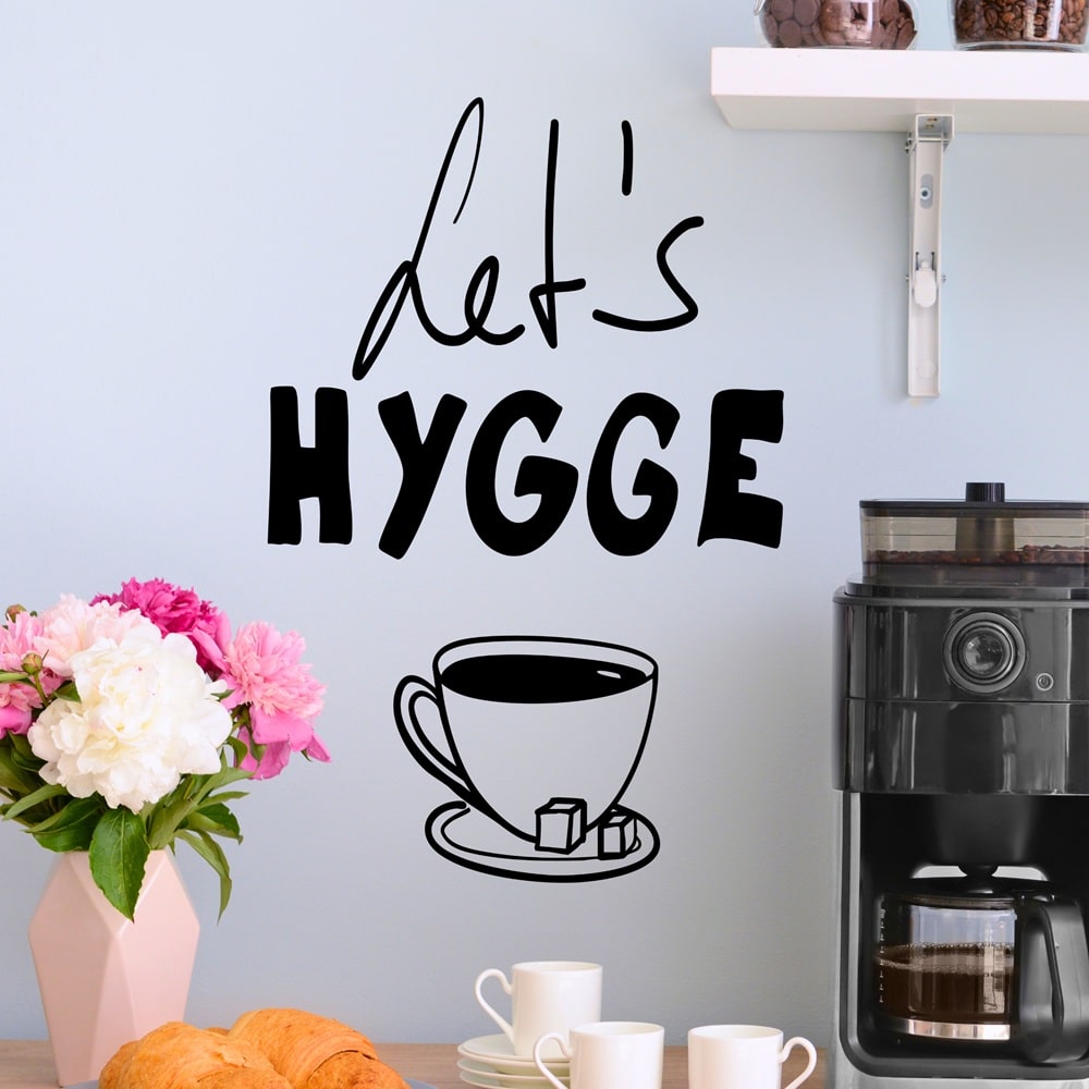Wallsticker Let's Hygge