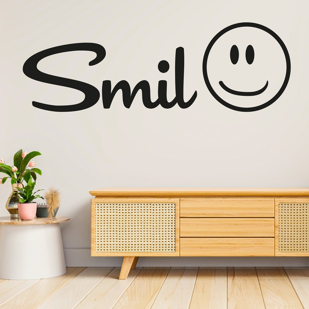 Wallsticker Smil