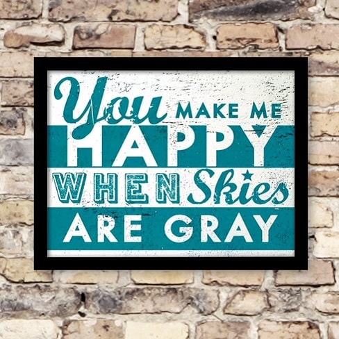 Plakat You make me Happy