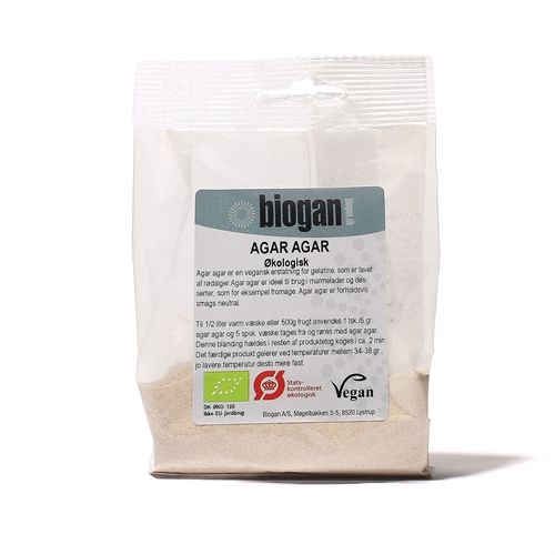 Agar agar Økologisk - 30 gram - Biogan