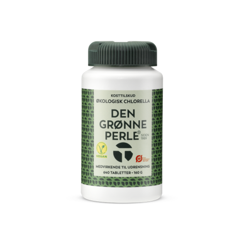 Chlorella Økologisk 640 Tabl. - Den Grønne Perle