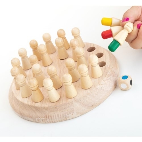 Hukommelse Skak pædagogisk Træ legetøj - InnovaGoods