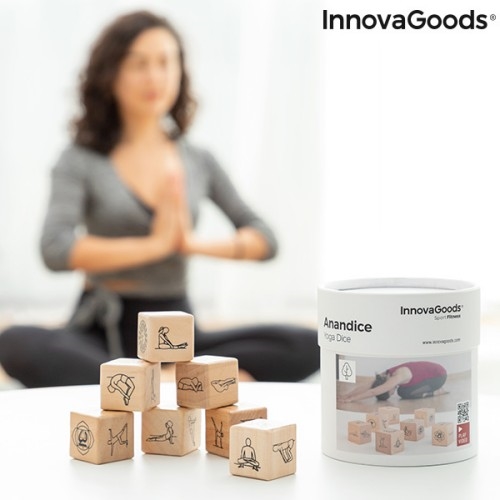 Yoga terningespil Anandice 7 Dele - InnovaGoods
