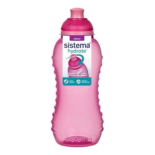 Drikkedunk Twist'n sip Pink - 330 ml - Sistema