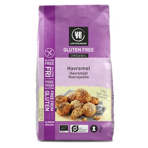 Havremel Glutenfri Økologisk - 500 gram - Urtekram