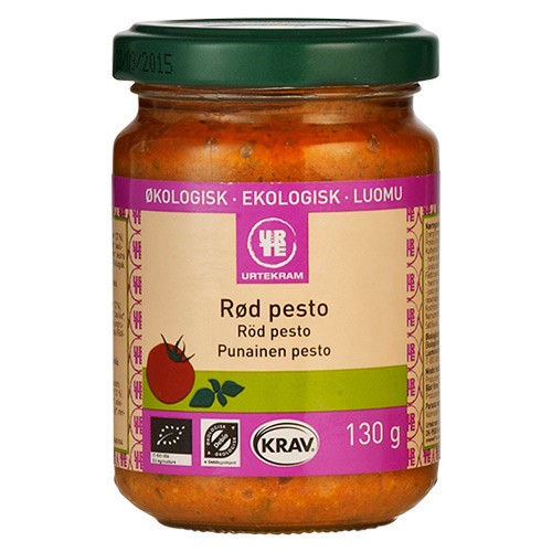 Pesto rød Italien Økologisk - 130 gram - Urtekram