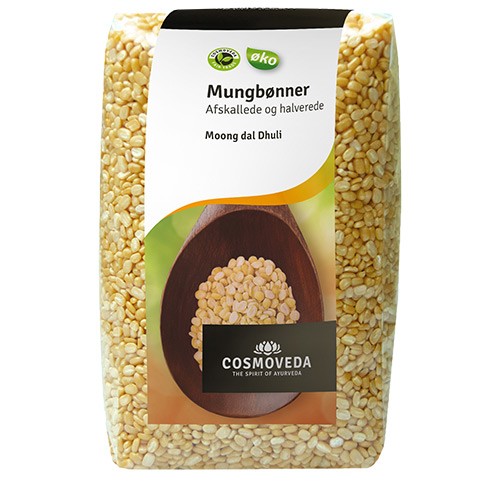 Afskallede Mung bønner Økologisk - 500 gram