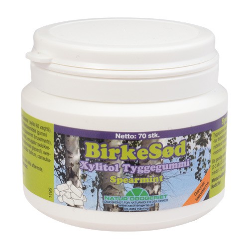 Tyggegummi Birkesød Spearmint - 70 stk