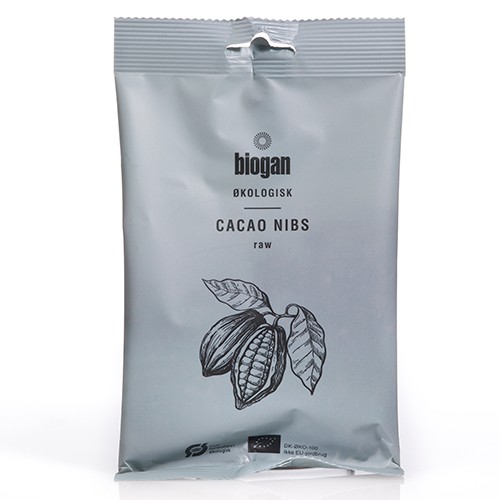 Cacao nips Criollo raw Økologisk - 80 gram - Biogan