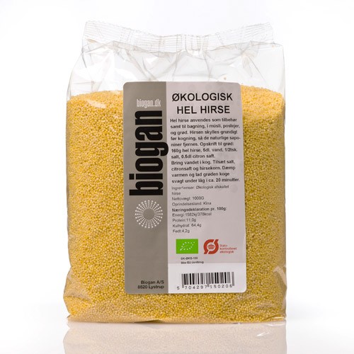 Hel hirse Østrig Økologisk - 1 kg - DISCOUNT PRIS