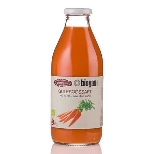 Gulerodssaft Økologisk - 750 ml - Biogan
