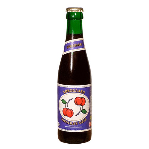 Kirsebær drik Økologisk - 25 cl - Søbogaard