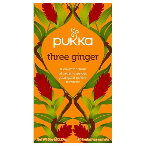 Three Ginger tea Økologisk- 20 br - Pukka