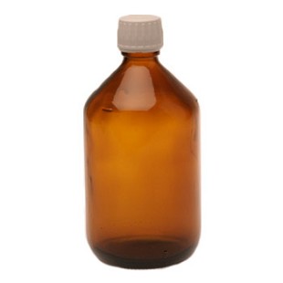 Flaske m. låg - 500 ml