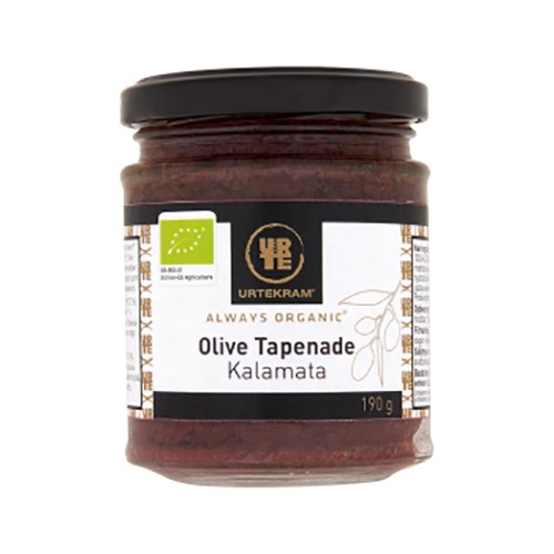 Tapenade Olive kalamata Økologisk - 190 gram - Urtekram