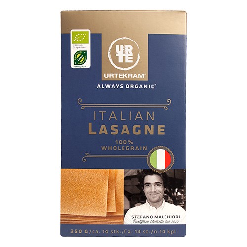 Lasagne Italien fuldkorn - 250 gr - Urtekram