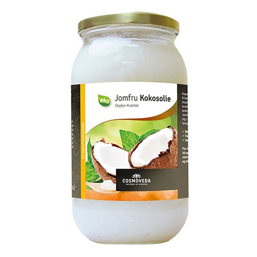 Jomfru kokosolie Økologisk - 1 liter - Cosmoveda
