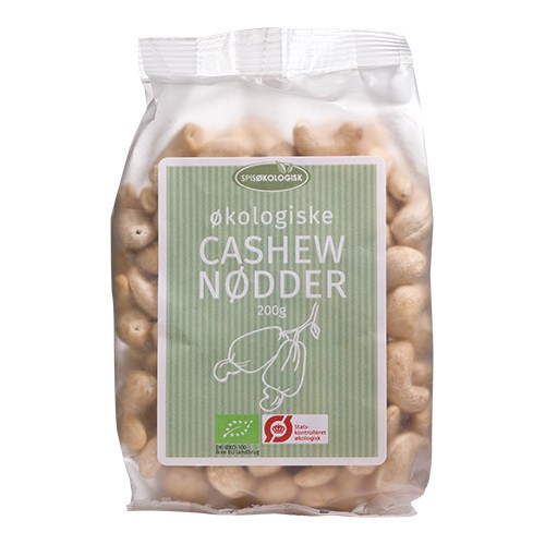 Cashewnødder Økologisk - 200 gram - Spis Økologisk
