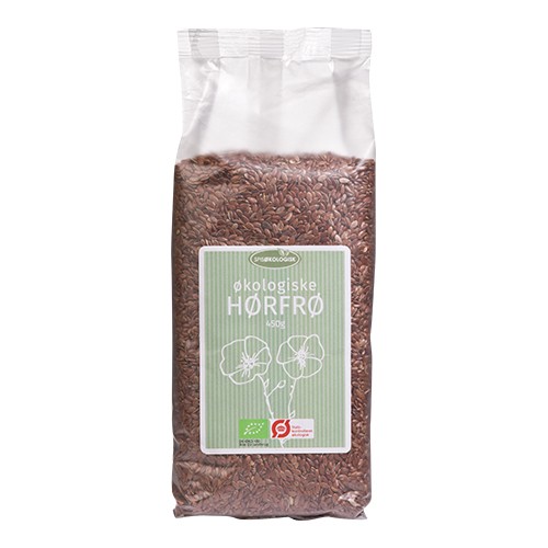 Hørfrø Økologisk - 450 gram - Spis Økologisk