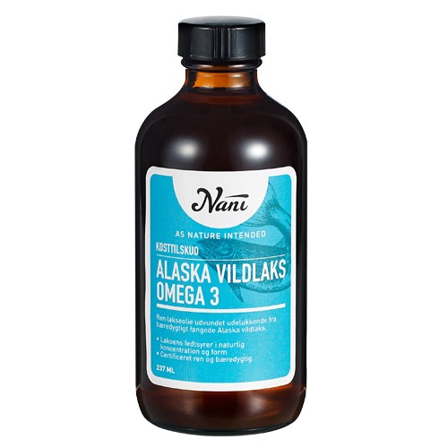 Omega 3 alaska vildlaks food state - 237 ml - Nani