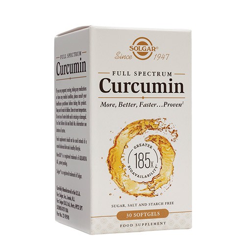 Full Spectrum Curcumin - 30 kapsler - Solgar