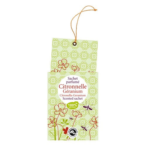 Duft sachet Citronelle Geranium - 1 stk - Florisens
