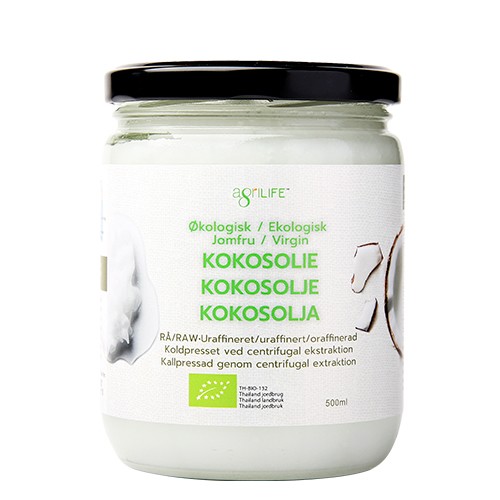 Kokosolie Jomfru - 500 ml - Agrilife