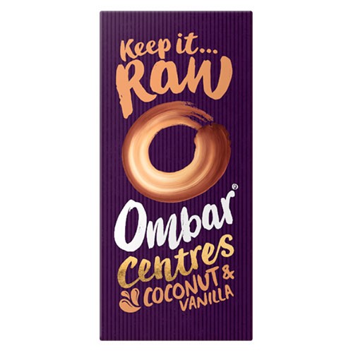 Kokos & Vanilje Chokolade Økologisk - 70 gram - Ombar