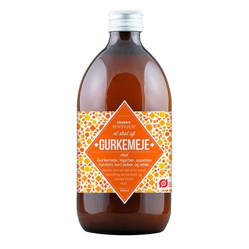 Gurkemejeshot Økologisk - 500 ml - HUMAN