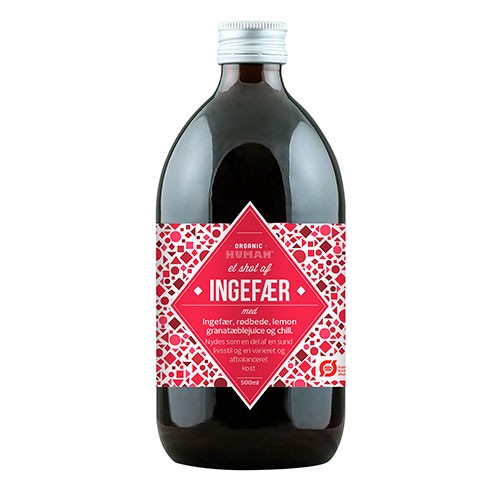 Ingefærshot Økologisk - 500 ml - HUMAN