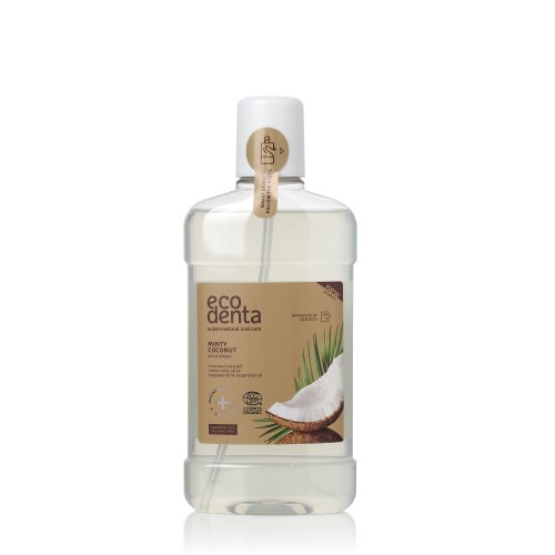 Mundskyl m. mint kokos smag - 500 ml - ecodenta