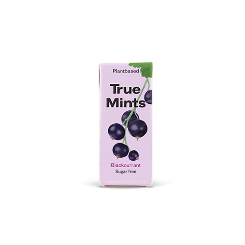 Pastiller Blackcurrant True Mints - 13 gram - True Gum
