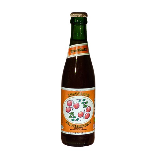 Tranebær drik Økologisk - 25 cl - Søbogaard