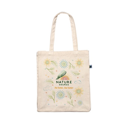 Bomuldsnet m. mønster økologisk & Fairtrade - 1 styk