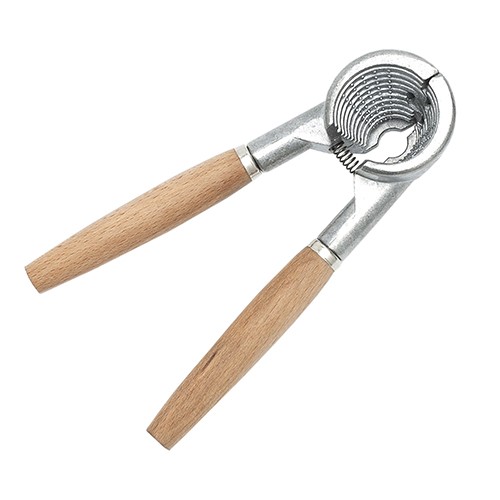 Nøddeknækker metal med bøgetrægreb 19 cm - Biogan