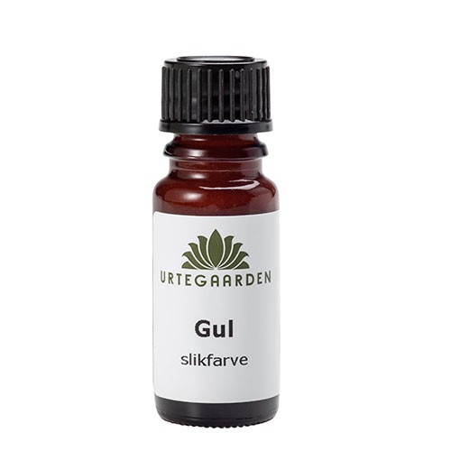 Gul slikfarve - 10 ml - Urtegaarden