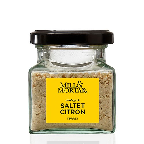 Saltet Citron Økologisk - 40 gram - Mill & Mortar