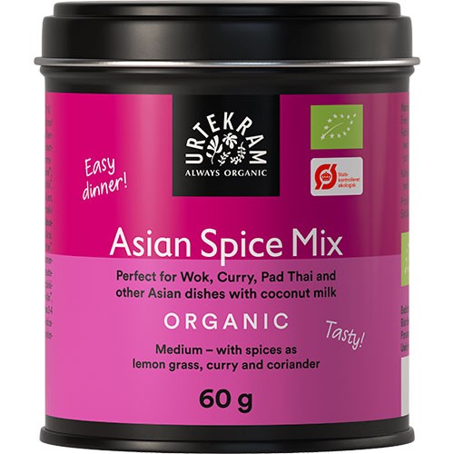 Asian Spice Mix Økologisk - 60 gram - Urtekram