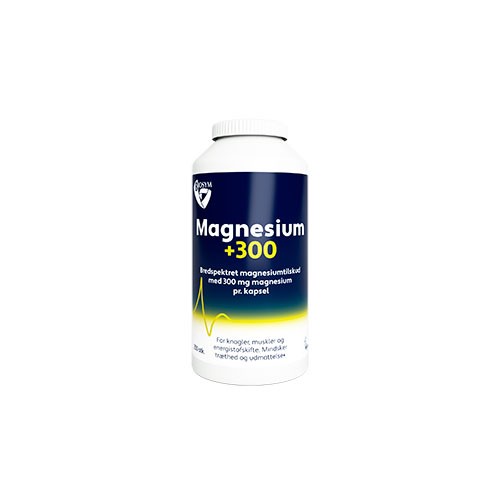 Magnesium+300 - 250 kapsler
