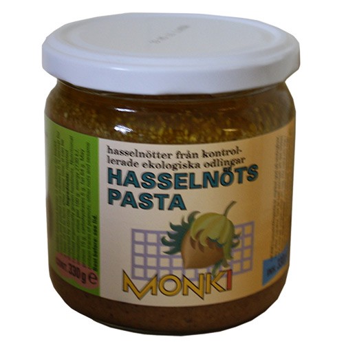 Hasselnøddesmør Økologisk - 330 gram - Monki