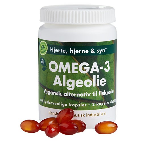 Omega-3 Algeolie - 60 kapsler